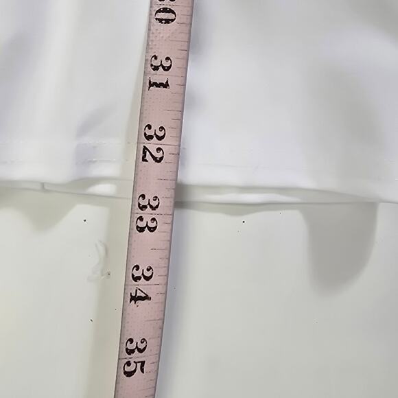 LULU'S M Perfectly Sultry White Sheer Mesh Bustier Wide-Leg Jumpsuit NWT B84 - Picture 9 of 14